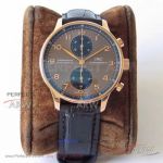ZF Factory IWC Portugieser V2 Upgrade Edition Coffee Dial 40.9mm Swiss Automatic Chronograph Watch